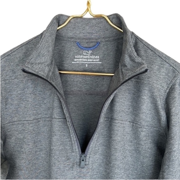 Vineyard Vines‎ Lightweight Edgartown Shep Long Sleeve 1/4 Zip Pullover Shirt - Picture 3 of 10